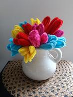 Schenkkan met gekleurde tulpen, Ophalen, Gebruikt