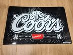 Coors USA bier reclamebord, Ophalen of Verzenden, Gebruikt, Reclamebord, Plaat of Schild, Overige merken