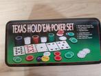 Texas holdem poker set - s1442, Hobby en Vrije tijd, Gezelschapsspellen | Bordspellen, Ophalen of Verzenden, Zo goed als nieuw