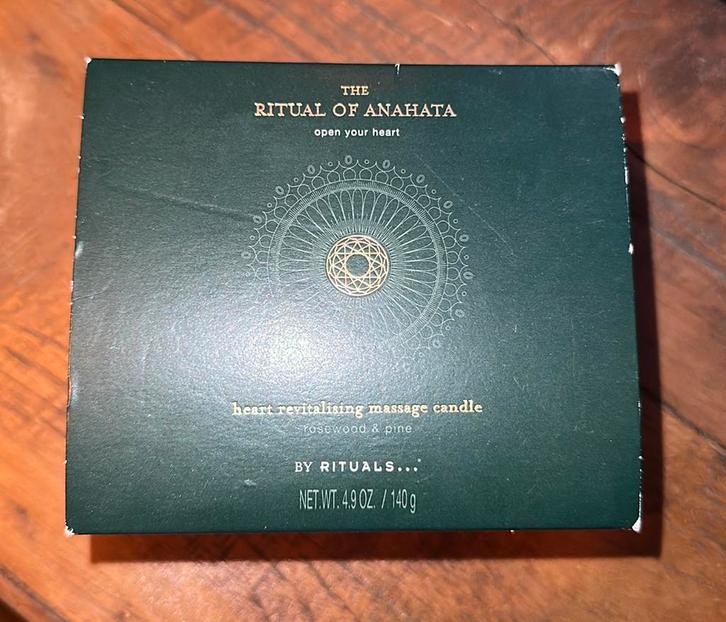 Rituals ; 2 x the ritual of Anahata Massage Candle kaars, Huis en Inrichting, Woonaccessoires | Kandelaars en Kaarsen, Zo goed als nieuw