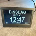 Digitale Dementie Klok - Dag & Tijd, Ophalen of Verzenden, Nieuw, Digitaal, Wekker of Tafelklok