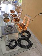kerverlichting buiten ca 500 lampjes incl 27m verlengsnoer, Ophalen, Gebruikt, Kabel of Snoer