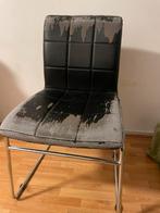 2 Stoelen - Opknapper!, Huis en Inrichting, Stoelen, Ophalen, Gebruikt, Twee, Zwart