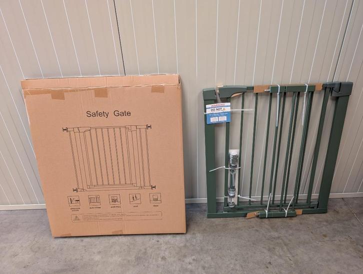 Traphekje Groen 76 – 103 cm, Kinderen en Baby's, Traphekjes, Nieuw, Klemhekje, Metaal of IJzer, 100 tot 115 cm, Ophalen of Verzenden