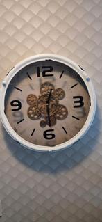 Analoge Wandklok met Tandwielen, Huis en Inrichting, Ophalen, Gebruikt, Analoog, Wandklok