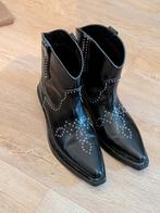 Zwarte H&M Cowboy Laarsjes Maat 37, H&M, Zwart, Lage of Enkellaarzen, Ophalen of Verzenden