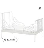 Ikea Minnen meegroeibed + Vismig meegroei matras, Kinderen en Baby's, Kinderkamer | Bedden, Lattenbodem, Ophalen of Verzenden