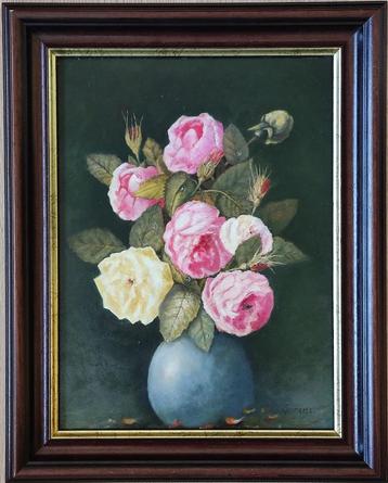 Emile Geudens (1926-2011) - Stilleven met rozen beschikbaar voor biedingen