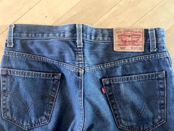 LEVI'S 505 maat 30- 30 regular fit in goede staat beschikbaar voor biedingen