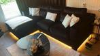 BANK VELVET ZWART, Ophalen, Overige materialen, 250 tot 300 cm, Hoekbank
