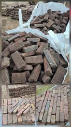 ✅️🧱OUD GEBAKKEN WAALTJES.  VIJFDUIMERS.  KLEIKLINKERS, Tuin en Terras, Ophalen of Verzenden, Gebruikt, Keramiek, Klinkers