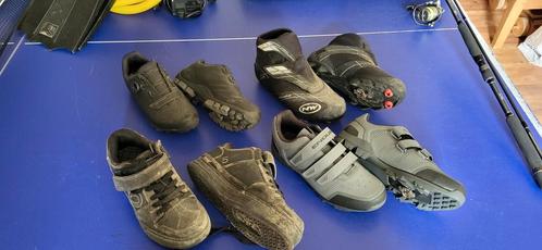 4 paar mtb/race schoenen, Fietsen en Brommers, Fietsaccessoires | Fietskleding, Gebruikt, Schoenen, Overige maten, Ophalen of Verzenden