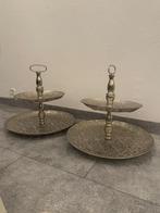 Mooie zilverkleurige etagère, Huis en Inrichting, Ophalen of Verzenden, Zo goed als nieuw