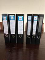 5 mappen zwart, Diversen, Schrijfwaren, Ophalen of Verzenden, Zo goed als nieuw