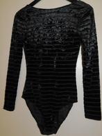 Mango velours Body, zwart - S, Mango, Ophalen of Verzenden, Zwart, Body of Korset