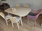 Voxlöv eettafel+4 stoelen+kussentjes scandinavisch (ikea), Ophalen, Overige materialen, Nieuw, Scandinavisch