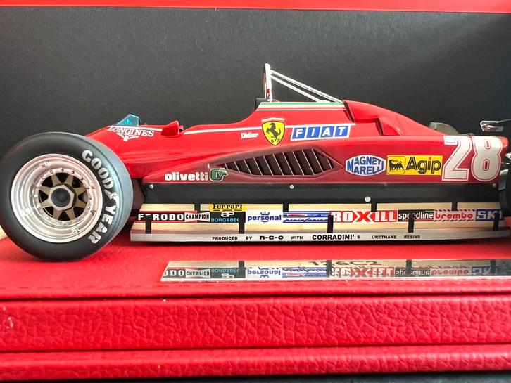 BBR Didier Pironi Ferrari 126 C2 after the race 1:18, Hobby en Vrije tijd, Modelauto's | 1:18, Nieuw, Auto, Overige merken, Ophalen