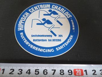 sticker Rotterdam Hippisch Centrum Charlois FNRS Smitshoek  beschikbaar voor biedingen