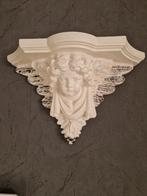 Vintage Gipsen Wandconsole met Engel, Ophalen, Gebruikt