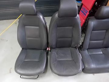 Leder interieur donkergrijs/zwart Saab 9-3 cabriolet beschikbaar voor biedingen