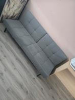 Grijze Slaapbank - Ideaal voor logees!, Ophalen, Tweepersoons, Zo goed als nieuw, Overige maten