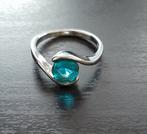 Prachtige blauwe ring maat 17.8mm, Sieraden, Tassen en Uiterlijk, Ringen, Nieuw, 17 tot 18, Ophalen of Verzenden, Dame