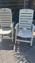 Hartman prestige 3 verstelbare tuinstoelen roomwit, Tuin en Terras, Tuinstoelen, Ophalen, Gebruikt, Kunststof