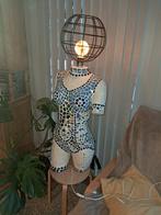 Lamp gemaakt van torso en mozaiek, Ophalen, Gebruikt, E27 (groot), Overige typen