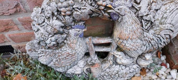 Betonnen Tuinornament - Muurdecoratie, Tuin en Terras, Tuinbeelden, Ophalen