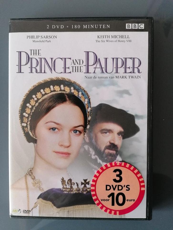 DVD Prince and the pauper, Cd's en Dvd's, Dvd's | Drama, Zo goed als nieuw, Drama, Alle leeftijden, Ophalen of Verzenden