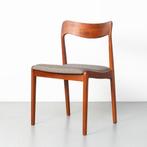 Vintage Deense eetkamerstoelen, Henning Kjaernulf, set van 6, Ophalen, Gebruikt, Overige kleuren, Vijf, Zes of meer stoelen