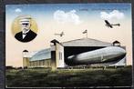 Zeppelin in Leipzig, in de grootste Luftschiffhafen der Welt, Verzenden, Voor 1920, Ongelopen, Voertuig
