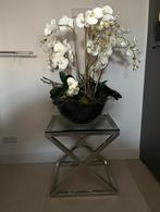 Eichholtz side table Criss cross, Huis en Inrichting, Tafels | Bijzettafels, Ophalen, 75 cm of meer, 60 cm of meer, Rechthoekig