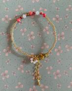 Zelfgemaakt armbandje, Ophalen of Verzenden, Nieuw, Met bedels of kralen