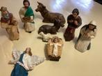 Erg mooie oude brocante Kerststal, Diversen, Ophalen of Verzenden, Gebruikt