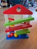 Eichhorn houten knikkerbaan, Ophalen