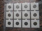 Nederland - complete serie vierkante stuivers, Postzegels en Munten, Munten | Nederland, Ophalen of Verzenden, Koningin Wilhelmina