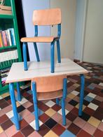 Schooltafel en kinderstoelen, Kinderen en Baby's, Kinderkamer | Tafels en Stoelen, Ophalen, Gebruikt, Tafel(s) en Stoel(en)