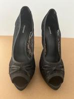 Zwart kanten Sexy Fetish pumps maat 41 hak 11,5 cm, Kleding | Dames, Schoenen, Verzenden, Zwart, Nieuw, Schoenen met hoge hakken