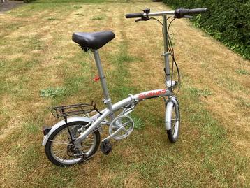 Mooie zilverkl. vouwfiets,6 versnellingen,perfecte staat beschikbaar voor biedingen