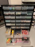 Kastje met kralen en conplete startset inclusief., Hobby en Vrije tijd, Kralen en Sieraden maken, Ophalen, Zo goed als nieuw, Kraal