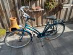 Gazelle Damesfiets - Blauw, Fietsen en Brommers, Fietsen | Dames | Damesfietsen, Ophalen, Versnellingen, Gazelle, 53 tot 56 cm