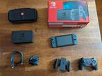 Switch V2 2019, Spelcomputers en Games, Spelcomputers | Nintendo Switch, Ophalen, Zo goed als nieuw, Met 2 controllers, Switch 2019 Upgrade