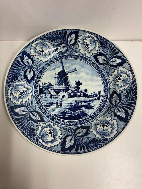 Zeer oud Villeroy & Boch wandbord in Delfts blauwe stijl, Antiek en Kunst, Antiek | Wandborden en Tegels, Ophalen of Verzenden