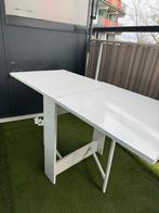 Witte inklapbare tafel, Antiek en Kunst, Ophalen of Verzenden
