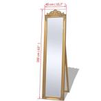 Vrijstaande spiegel Barokstijl 160x40cm gratis bezorgd, Nieuw, Minder dan 50 cm, 150 tot 200 cm, Ophalen of Verzenden