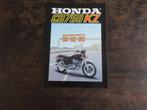 Honda CB750KZ folder brochure, Ophalen of Verzenden, Honda