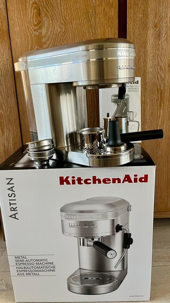 KitchenAid Aristan espresso machine, Witgoed en Apparatuur, Koffiezetapparaten, Zo goed als nieuw, Gemalen koffie, Overige modellen