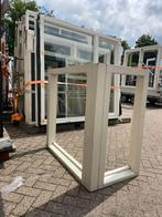 Hardhouten Erker kozijnen, Doe-het-zelf en Verbouw, Gebruikt, Raamkozijn, 75 tot 150 cm, Hout