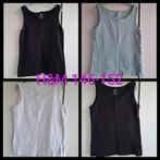 Hemdjes H&M mt146-152 meisje zgan
(set 4 stuks), Overige typen, Meisje, H&M, Ophalen of Verzenden